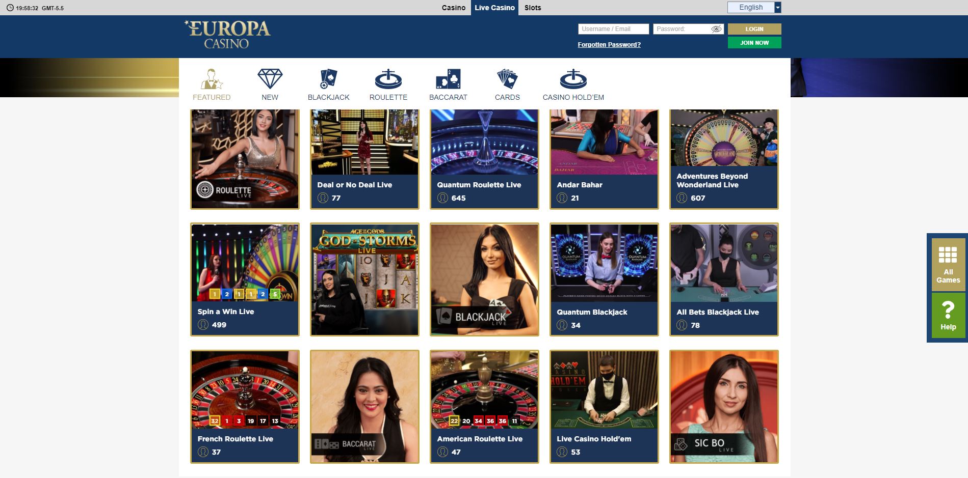 casino spin gratis