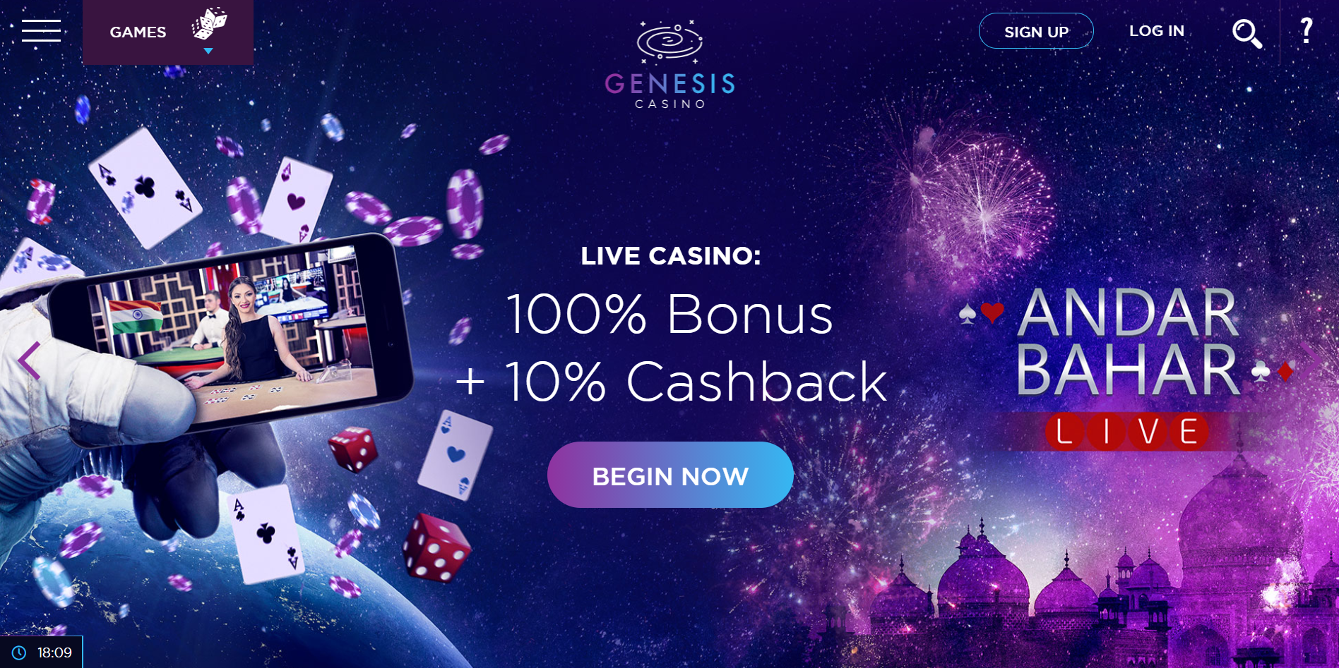 Get started with Genesis Casino India