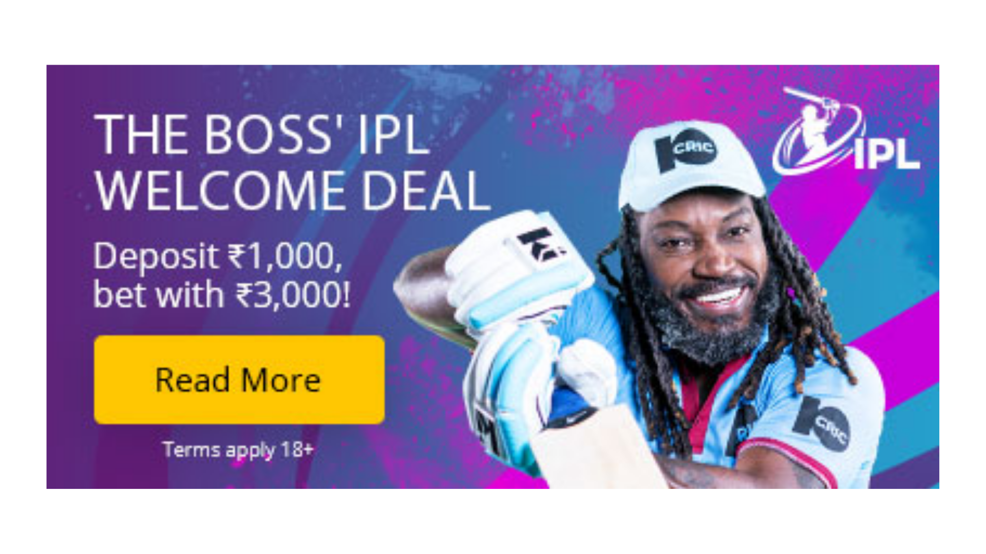 Featured image for “10Cric partners with Chris Gayle to bring brand new offers to its players”