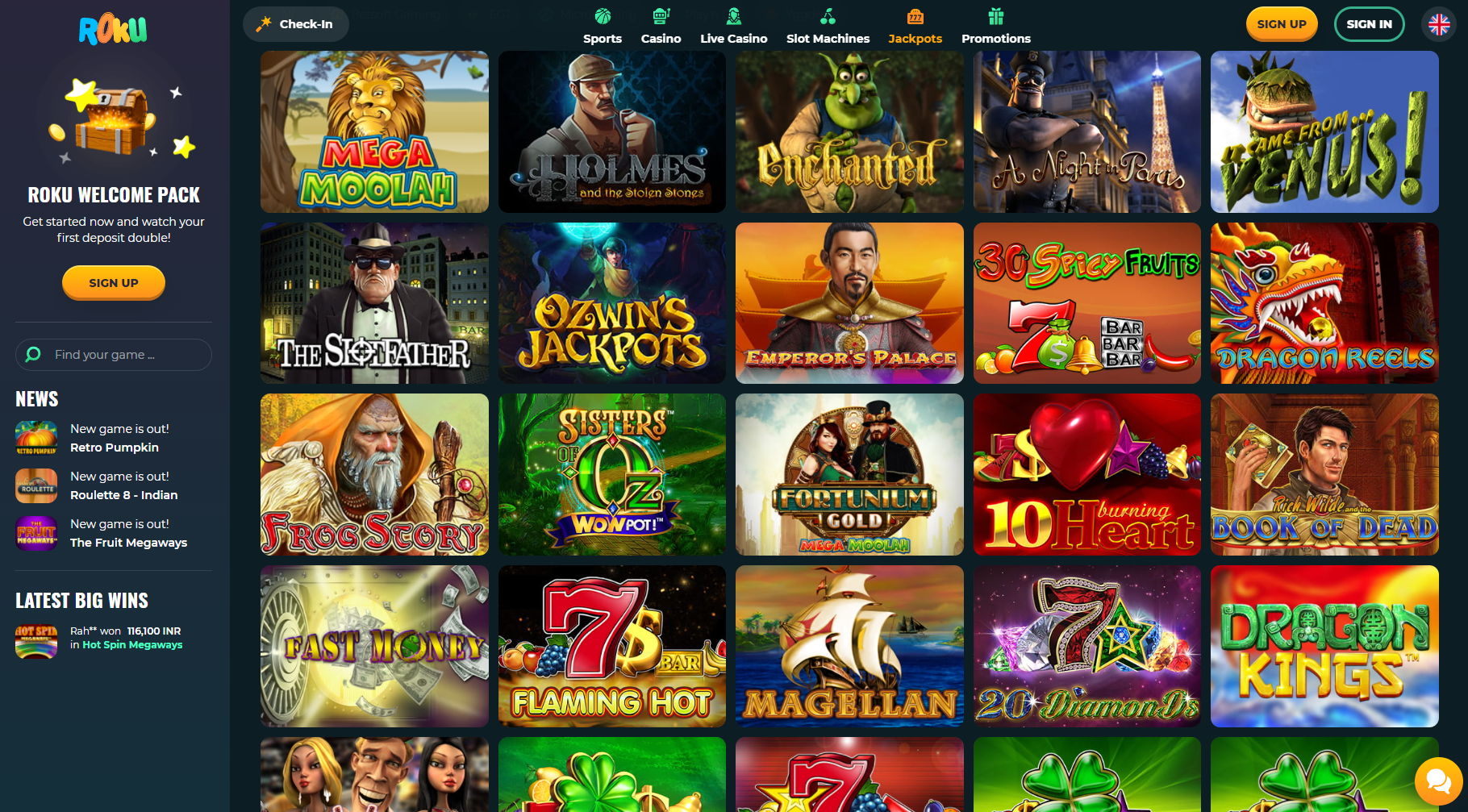 RokuBet Casino India