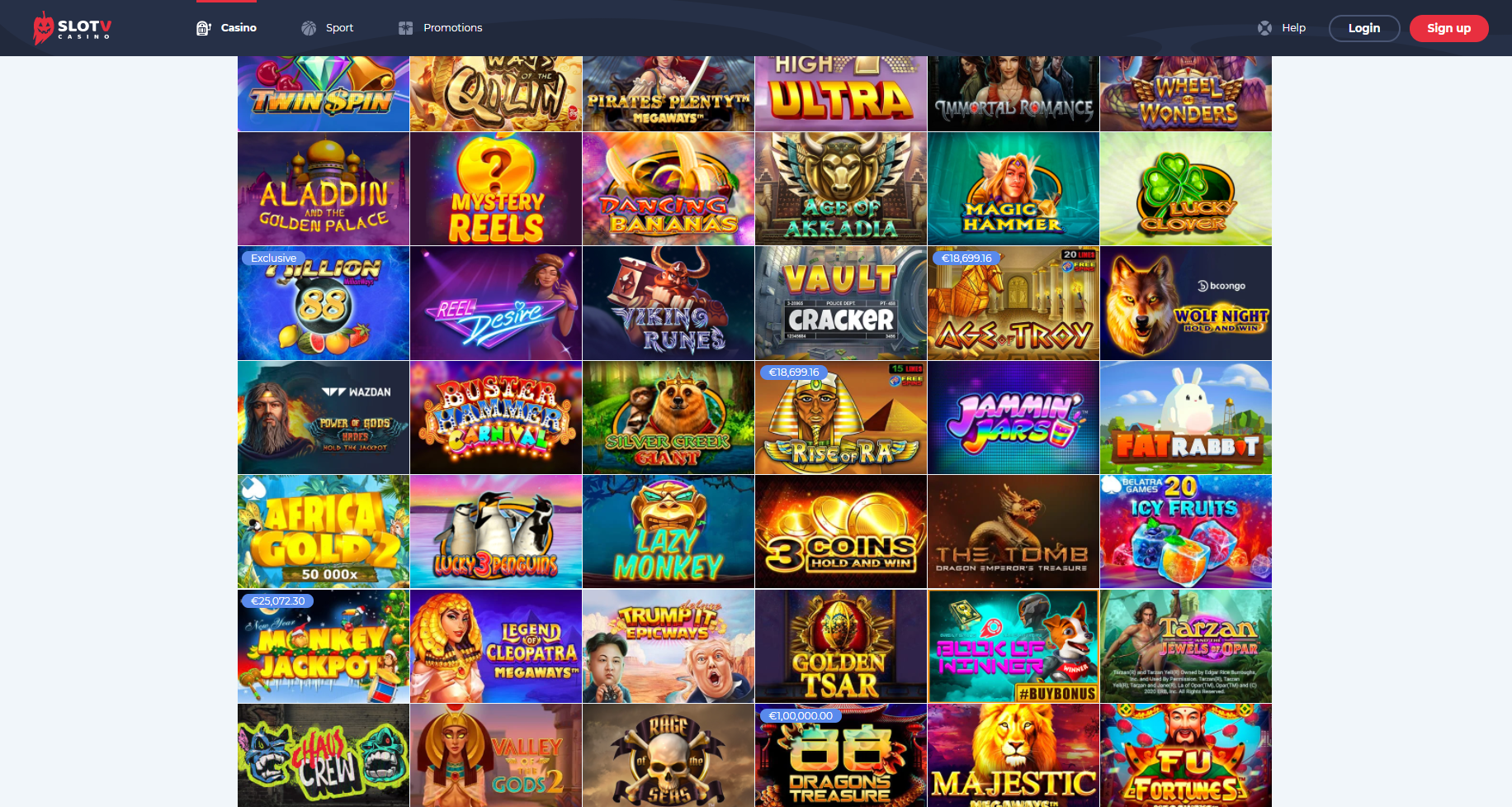 SlotV online casino review